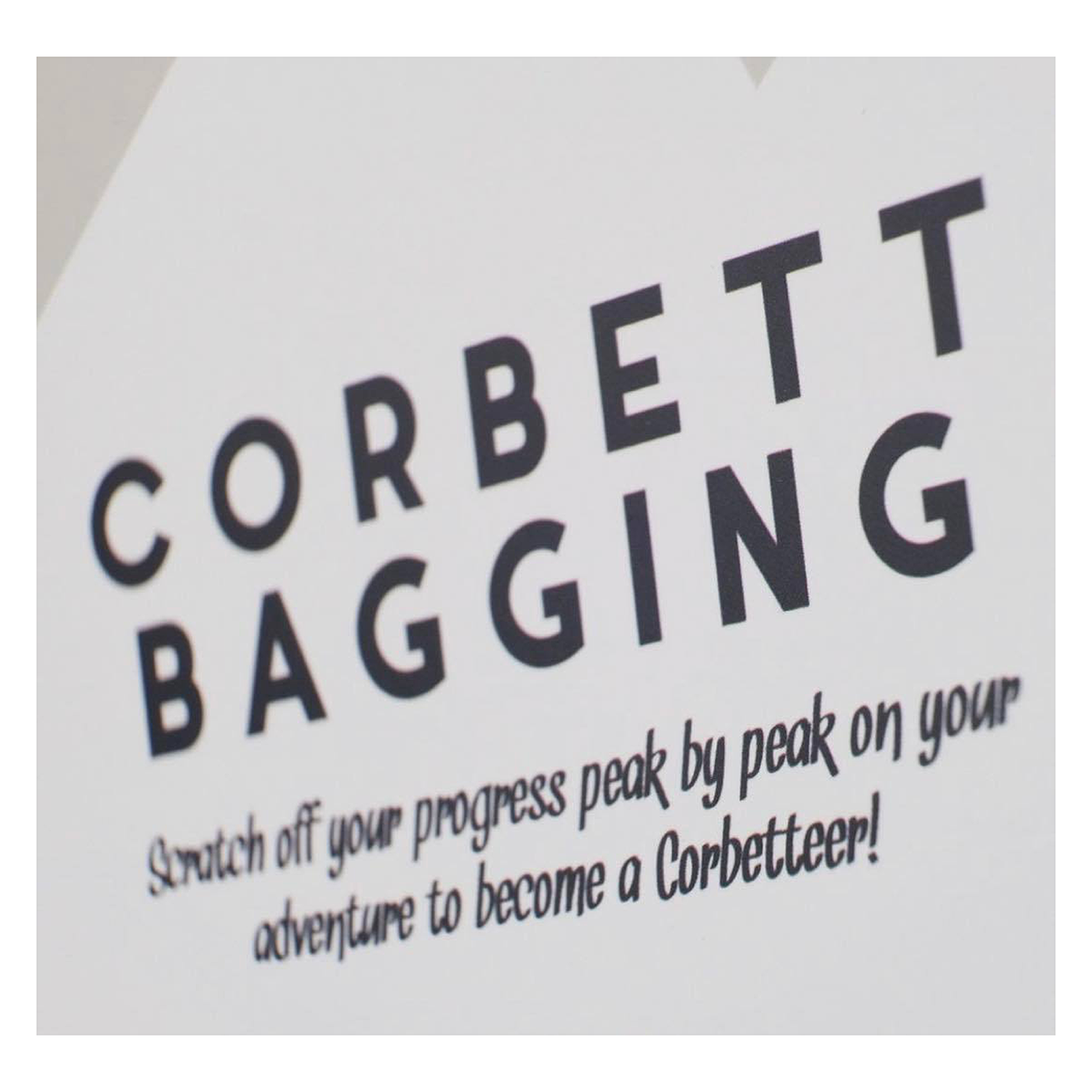 Corbett Bagging Scratch-Off Map