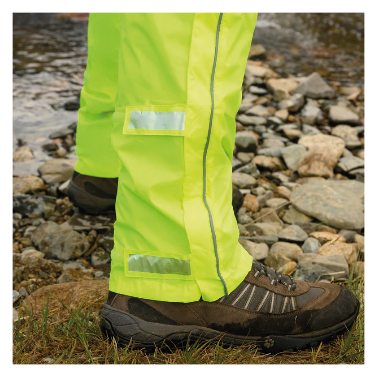 mac-in-a-sac - Waterproof Yellow Overtrousers Trousers (unisex - full zip)