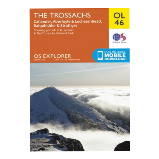 OS explorer map Trossachs OL46