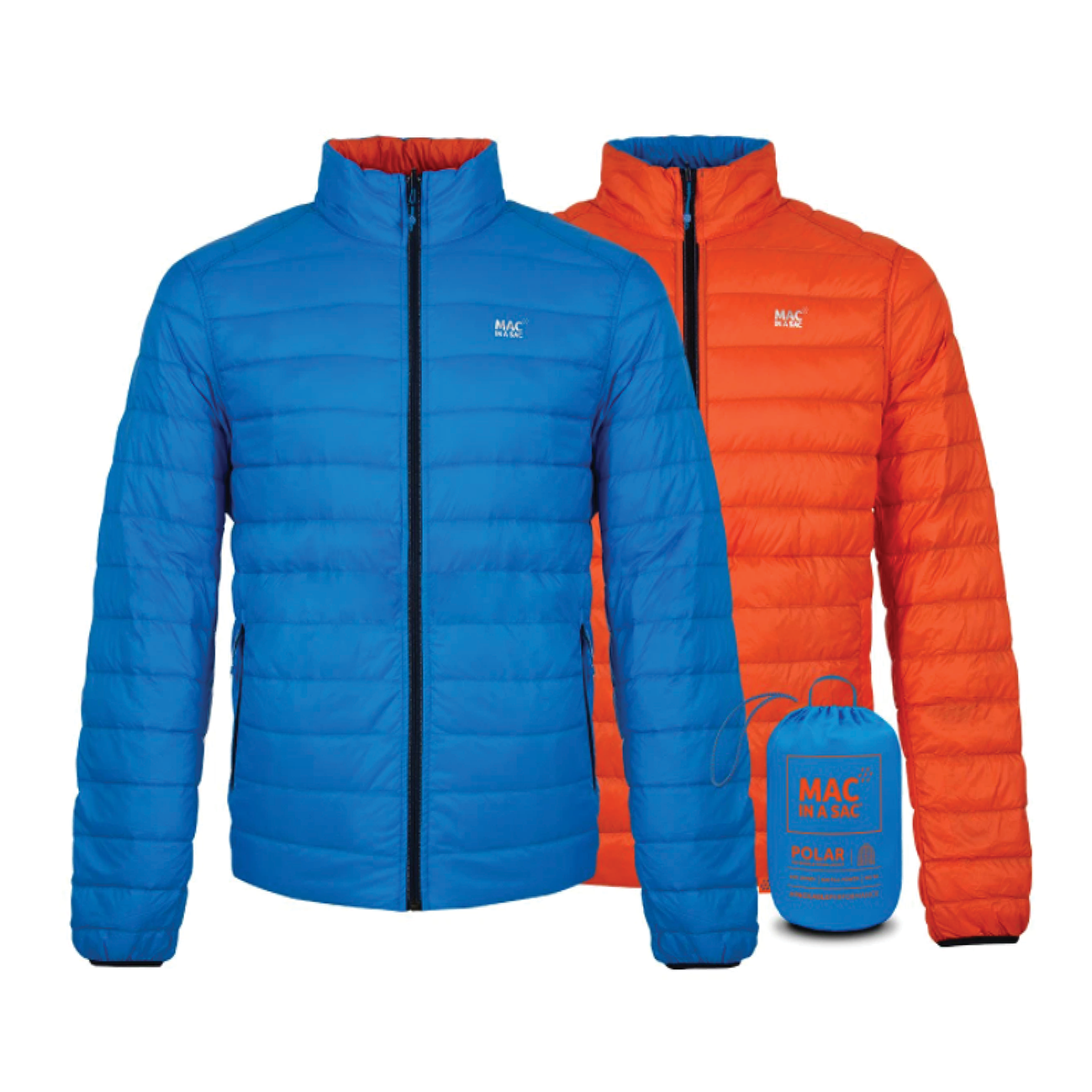 mac-in-a-sac Polar Jacket - Men (orange / blue)