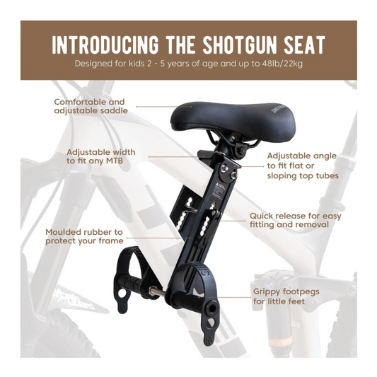 Shotgun - Mountainbike Seat for Kids